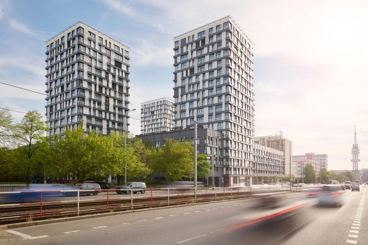 Centrum Park Apartment+ Prága Kültér fotó